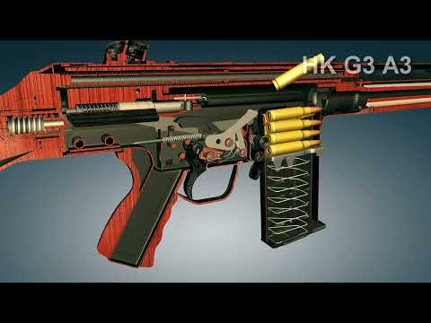 HK G3 A3 assault rifle | 3dGun