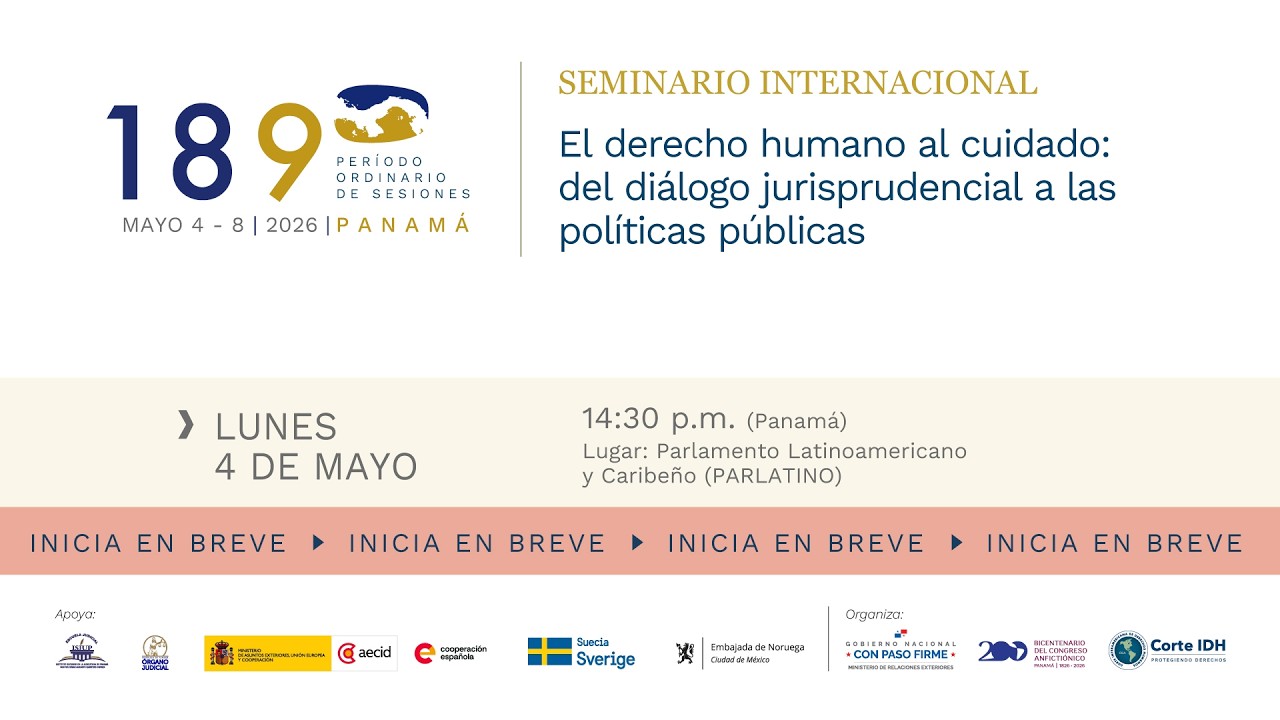 Seminario Internacional. El derecho humano al cuidado