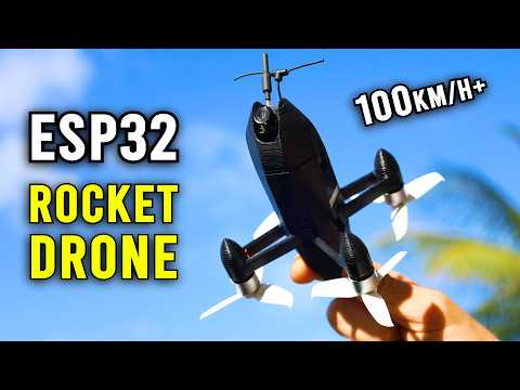 🚀 ESP-BLAST - an ESP32 Mini Rocket Drone (100KM/H+) | 3D Design Files ...