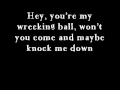 Ryan Adams - My Wrecking Ball (Lyrics)