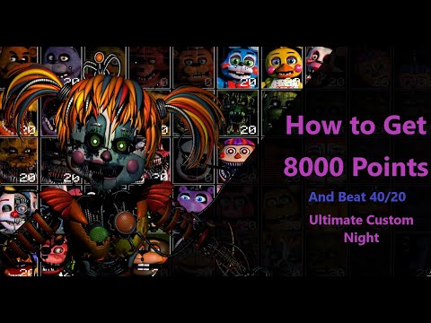 How to Get 8000 Points in Ultimate Custom Night + Unlock 4th Office