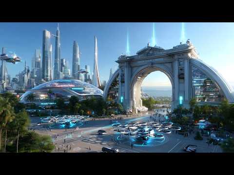 Toronto in 2526 - Future Sci-fi City (4K)