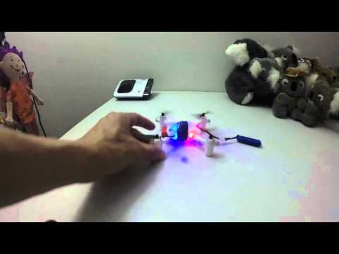 Up close - Spinning small brushed motors - JJRC H6C in Hubsan X4 Cam Plus