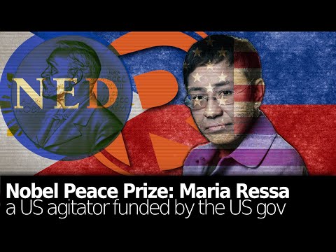 Nobel Peace Prize's Maria Ressa: a US Citizen Funded by the US Government