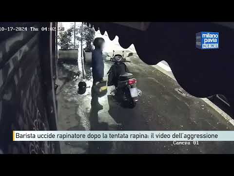 Bartender kills robber after attempted robbery: video of the attack