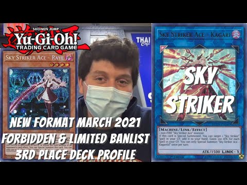 Yugioh New Banlist March 2021 Format Locals 3rd Place Deck Profile - Sky Striker - Ernest Oliphant