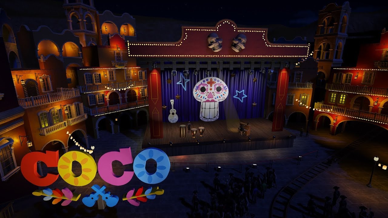 Coco the Ride - Journey to the Land of the Dead (Planet Coaster - Pixar - Disney) - YouTube