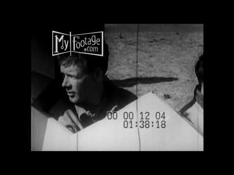 1930 Lindbergh Takes His Glider Pilot License Test
