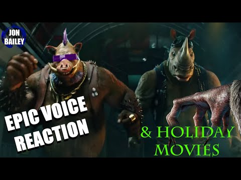 TMNT2 REACTION & HOLIDAY FILMS (Epic Voice Review)