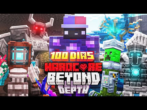 Sobreviví 100 Días en BEYOND DEPTHS en Minecraft HARDCORE