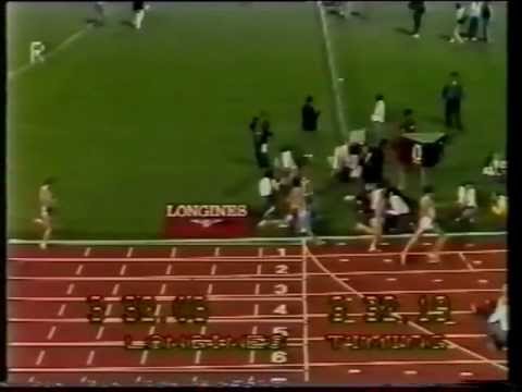 1980 Seb Coe  Weltklasse,Zurich.1500 metres (3.32.19)