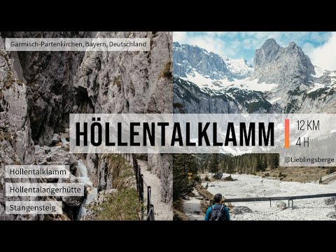 The Höllentalklamm - Hike into the Höllental at the foot of the Zugspitze