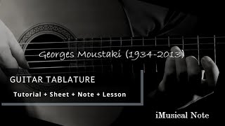 Guitar TAB - Georges Moustaki : Gaspard (Duet) | Tutorial Sheet Lesson #iMn