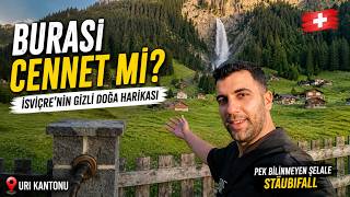 İsviçre'nin Gizli Cenneti! Bu Şelaleyi Çok Az Kişi Biliyor. Doğa Harikası (Stäub