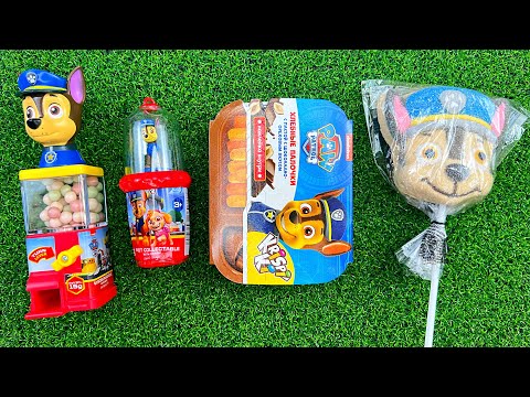 ASMR Candy opening • Pink Candy unboxing • Rainbow Lollipop • Paw Patrol Skye 🐾