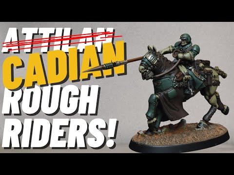 Paint Attilan Rough Riders...but for Cadians! Astra Militarum Cavalry Unit Tutorial! Warhammer 40k