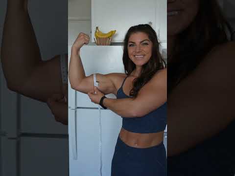 BICEP MEASUREMENT! 2021 to 2023 read description! 🙌🏻💪🏻 #biceps #bodybuilding #fitness