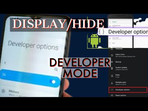 Android developer options display *Revealed*||How to hide & unhide developer mode.