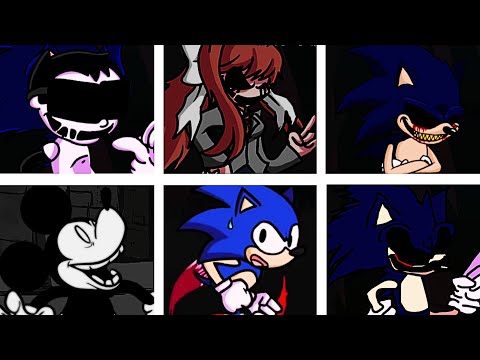 You Cant Run V2 but everytime it is the Opponent's turn the mod changes - Friday Night Funkin'