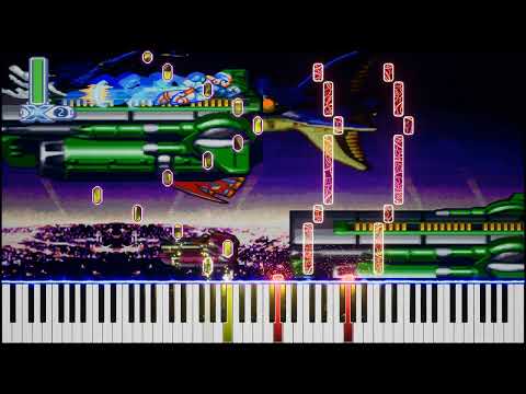 Mega Man X4 - Storm Owl Stage [Piano Tutorial]