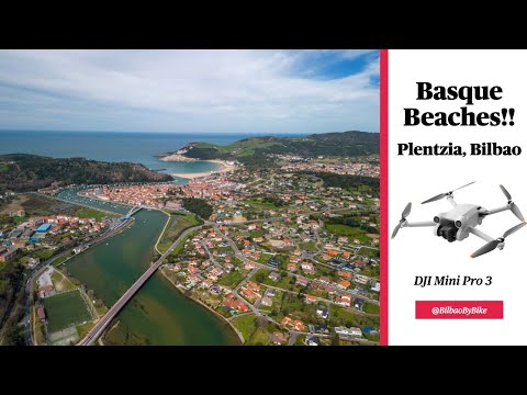 Flying Over Plentzia and Gorliz Drone 4k