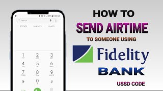 How To Send Airtime From Fidelity Bank USSD code || Buy Recharge Card