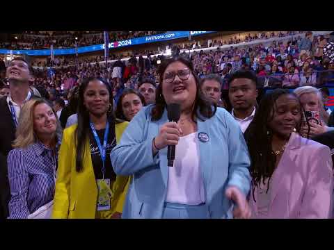 Olivia Julianna speaks at the 2024 Democratic National Convention | DNC Day 3