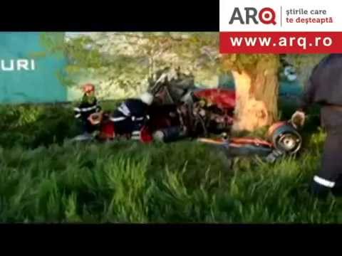 Accident cu doi morţi la Fântânele (Foto - Video)