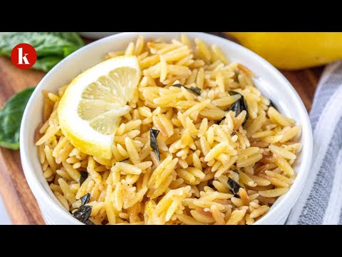Lemon Parmesan Orzo Recipe