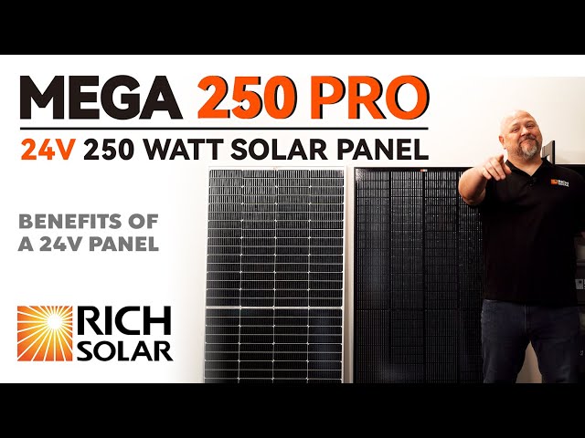 Introducing the Mega 250 Pro 24v Solar Panel