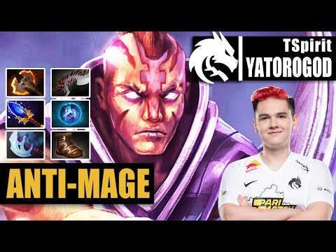 Anti-Mage Safelane | TSpirit.YATOROGOD | YATORO MASTER TIER ANTI-MAGE | 7.31b Gameplay Highlights