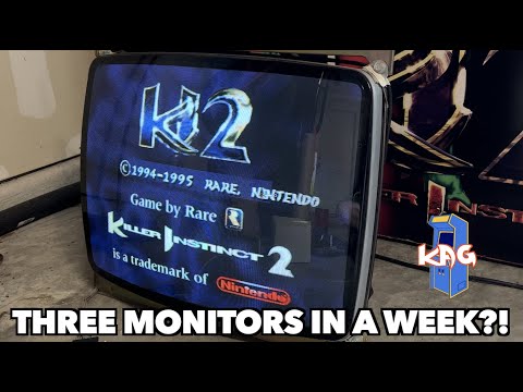 Getting LOTS of Arcade Monitor Repair Experience in Just ONE week!