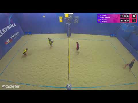 19:50 B. Isakov / D. Svyrydenko - V. Kelbas / V. Kushch 13.02.2023 | Winners Beach Volleyball