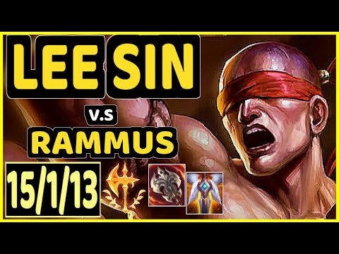 SHINI (LEE SIN) vs RAMMUS - 15/1/13 KDA JUNGLE GAMEPLAY - BR