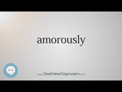 amorously (Every English Word Pronounced) 📕🔊🗣️😎✅