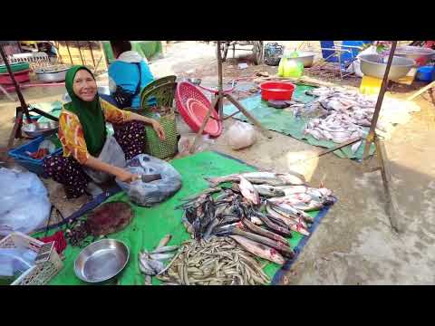 Cambodian Countryside Market Food Compilation- Market Food and Lifestyle
