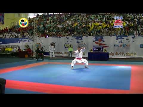 AKF2017 Male Kata final Kiyuna Ryo JPNvsZaresta Yuda Zigi INA