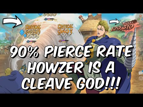 90% Pierce Rate Howzer SHREDS 4k+ Elite Challenger PVP! - Seven Deadly Sins: Grand Cross Global