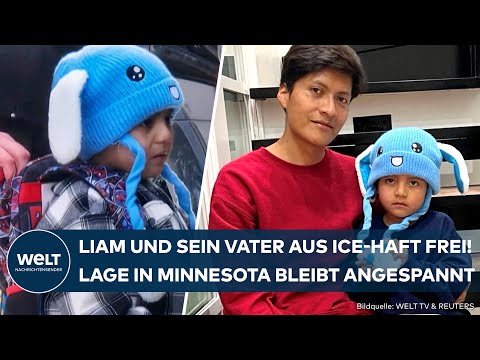 Video Thumbnail: USA: Fünfjähriger Liam und Vater aus ICE-Abschiebeknast frei – Lage in Minnesota weiter aufgeheizt