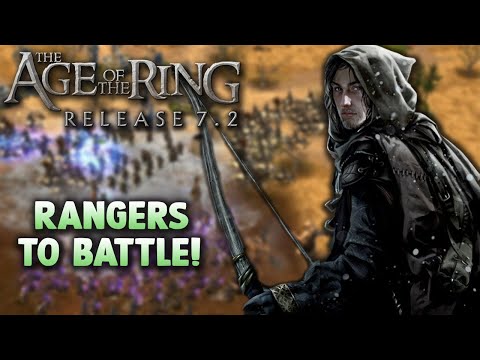 Age of the Ring mod 7.2 | Playing as Rivendell in a 4v4 | The Dunedain Rangers!