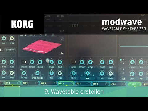KORG modwave Master Class - Folge 9: Wavetable erstellen