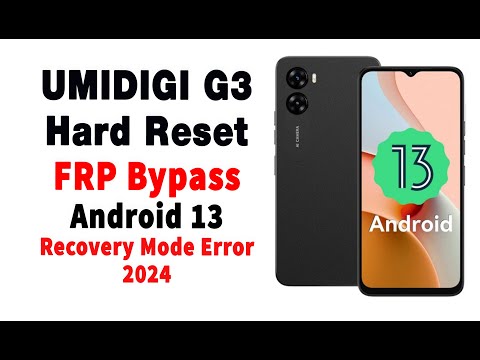 Umidigi G3 Hard Reset frp reset 2024