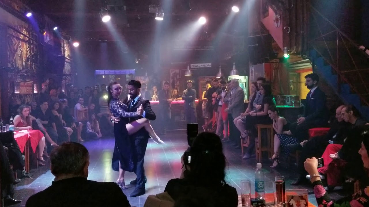 Martina Waldman and Jose Fernandez at Milonga A La Parrilla on July 29, 2019 (2 of 3)