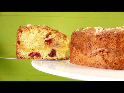 Marzipan and Cherry Cake