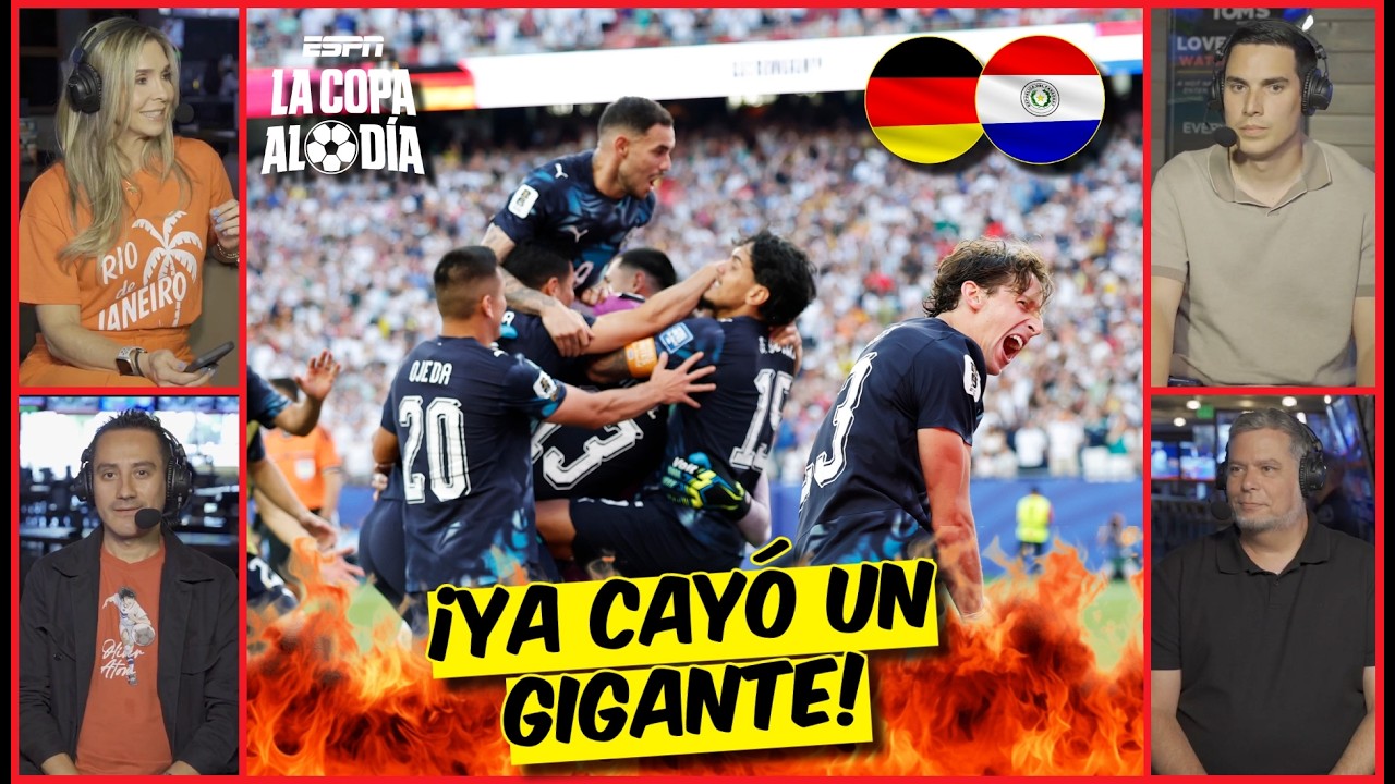 PARAGUAY ELIMINA a ALEMANIA en TANDA de PENALES. PRIMERA GRAN SORPRESA del Mundial | La Copa Al Día