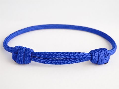 How to Make a "Chinese" Sliding Knot Paracord Friendship Bracelet Tutorial