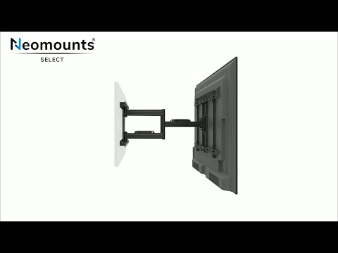 Neomounts WL40S-850BL18 voll bewegliche Wandhalterung für 43-86" Bildschirme - Schwarz video preview