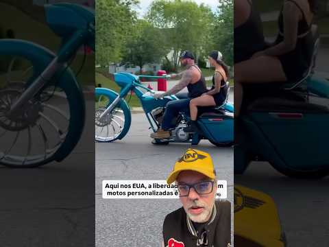 🇺🇸 VOCÊ PODE ANDAR SEM CAPACETE E TER A SUA MOTO MODIFICADA #motorcycle #motovlog #moto