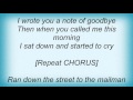 16933 Patti Page - Don't Read The Letter Lyrics