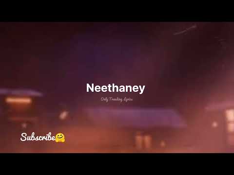 Neethaney Song Lyrics / Stephen Zechariah ft Priya Jerson / Neethaney Song Music Video